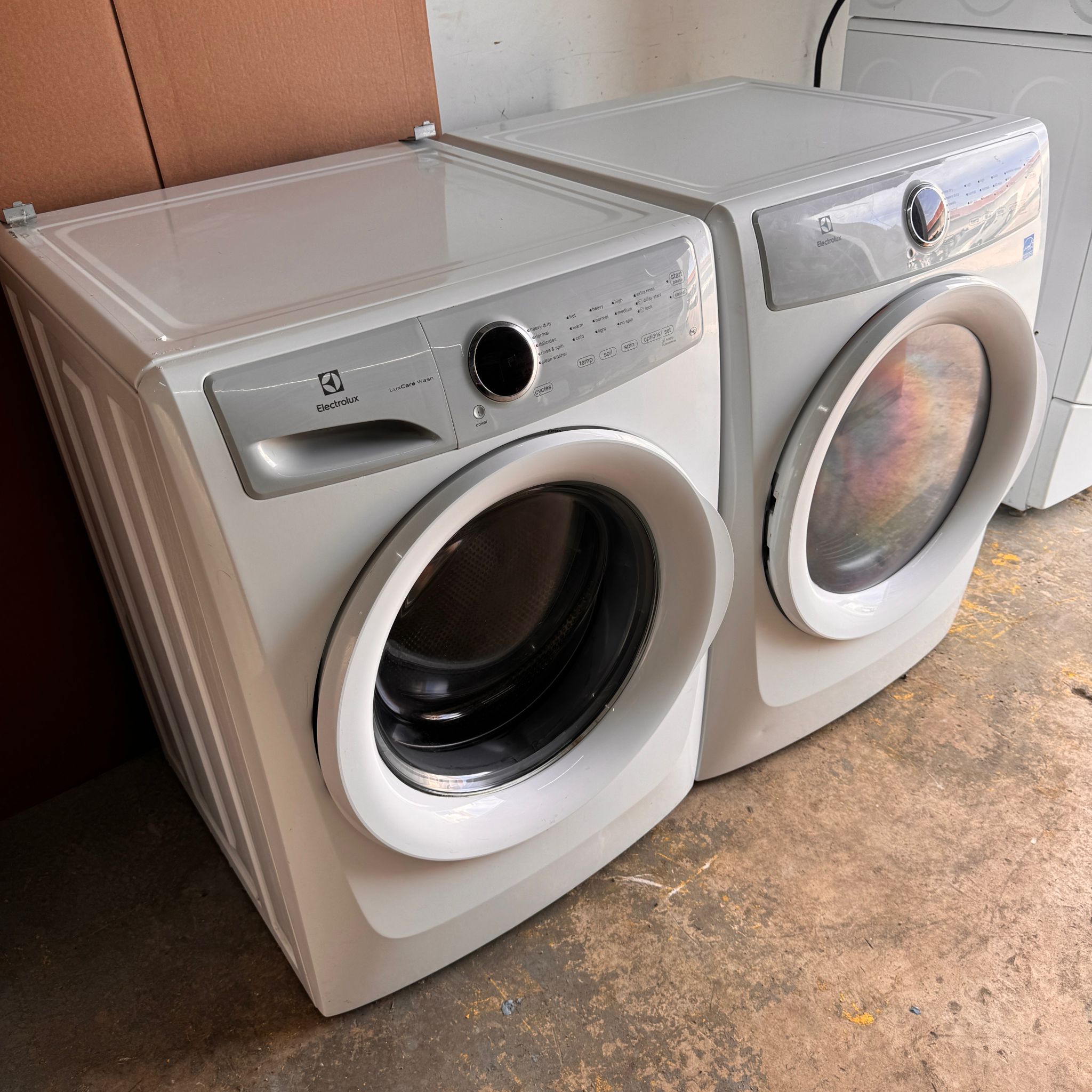 Electrolux Washer and Dryer Front Load Electrolux Washer and Dryer Front Load